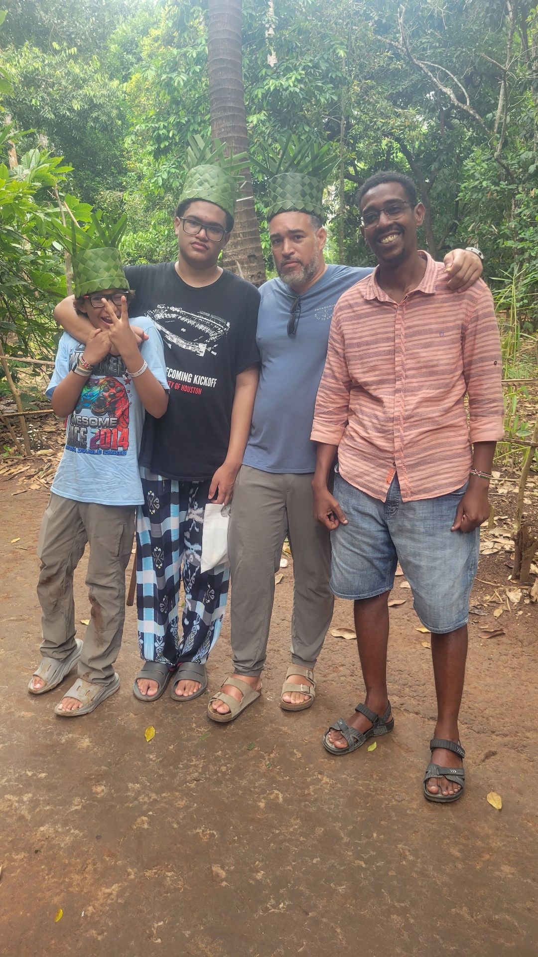 Nawwarah guests and local guide together on a Zanzibar tour